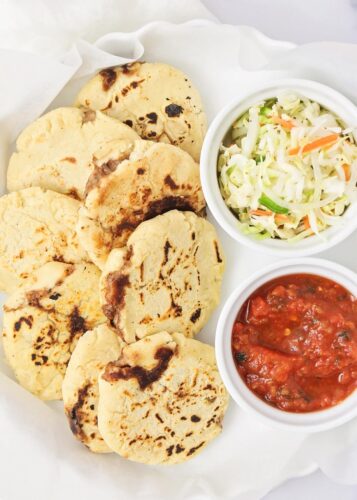 Easy Homemade Pupusas {with Bean Filling} | Lil' Luna