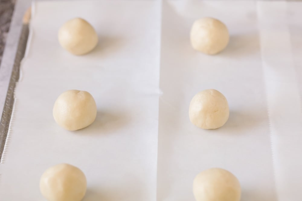 3 ingredient sugar cookie dough balls