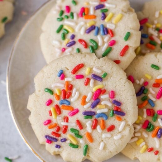 {3 Ingredient} Sugar Cookies | Lil' Luna