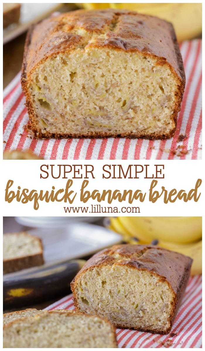 EASY Bisquick Banana Bread Recipe | Lil' Luna