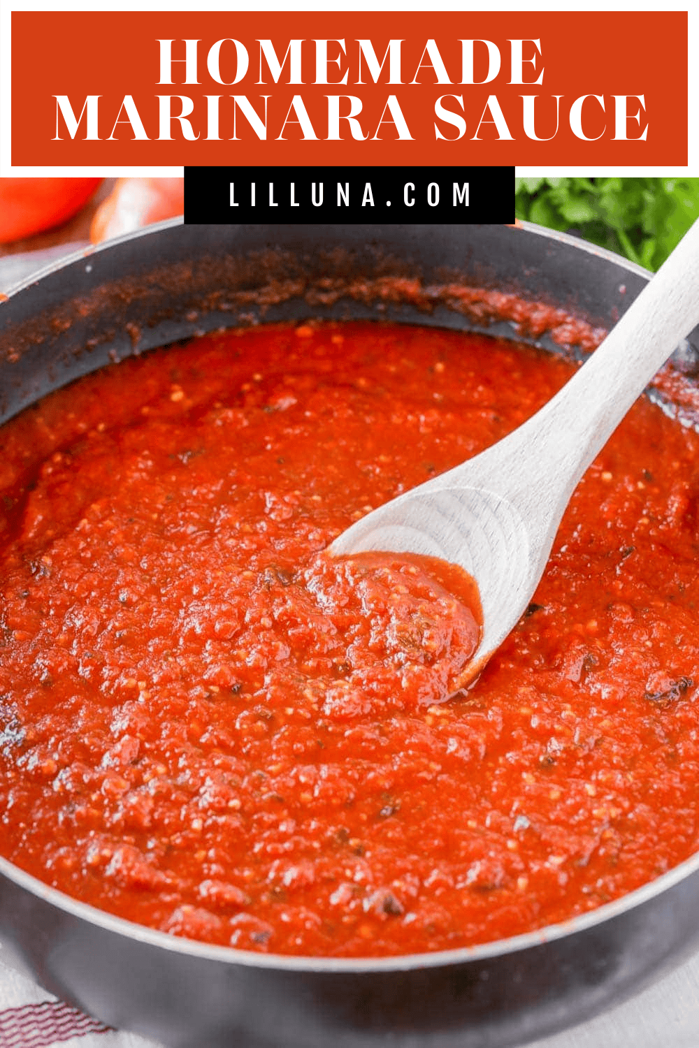 Easy Homemade Marinara Sauce | Lil' Luna