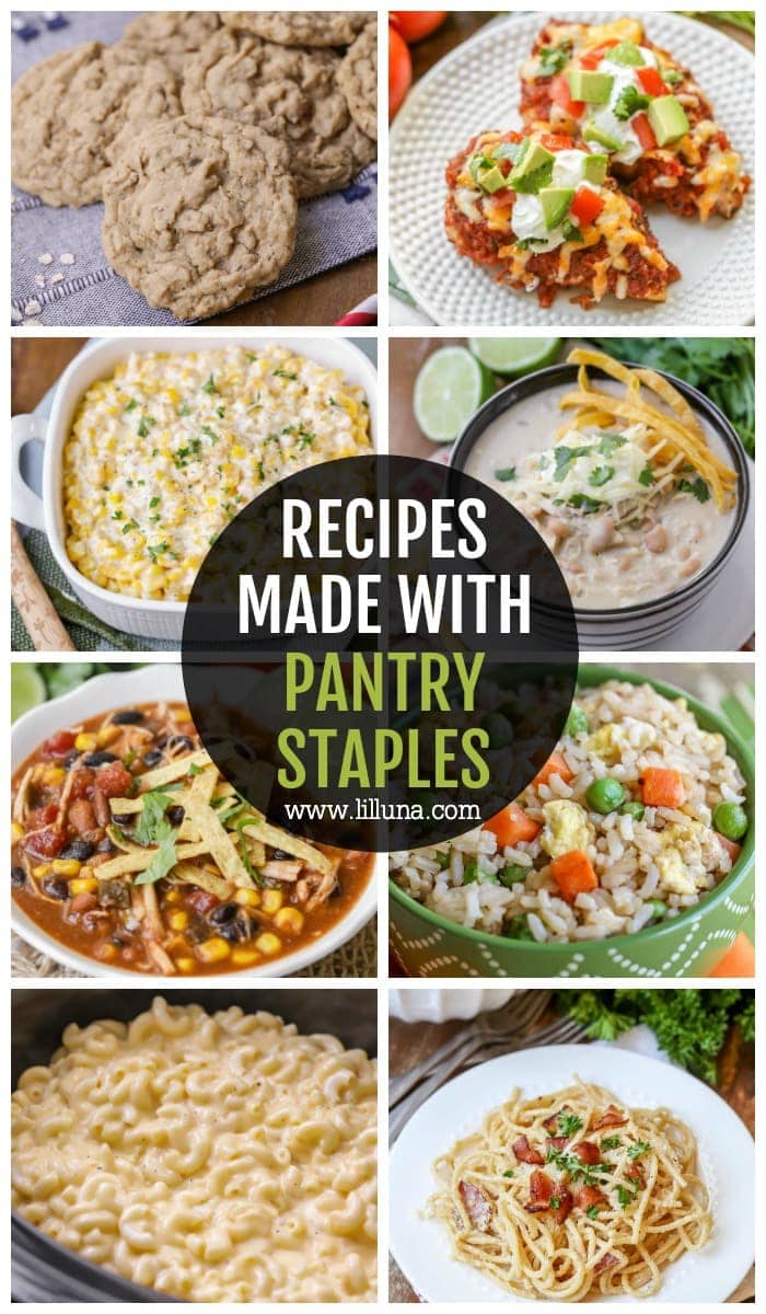 Recipes Made With Pantry Staples | Lil' Luna