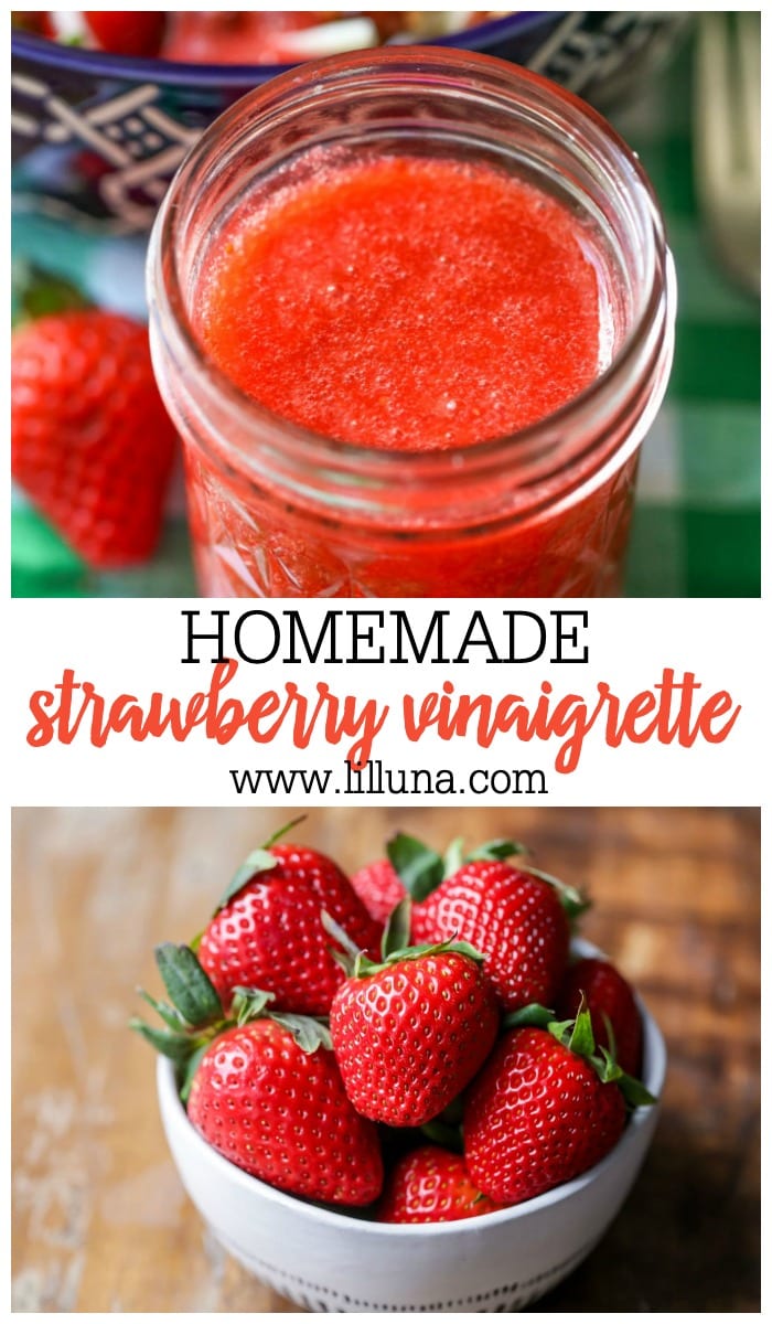 homemade strawberry vinaigrette