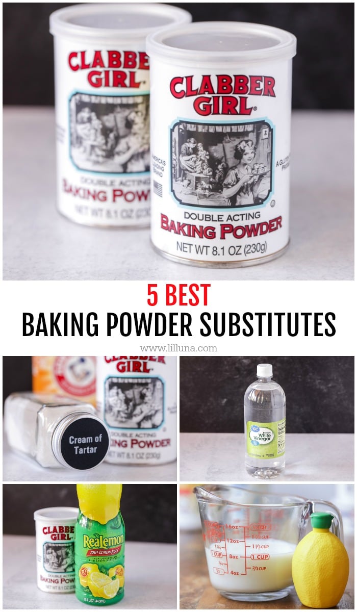 Baking Powder Substitute The 5 Best Choices Lil Luna   Baking Powder Sub Collage 