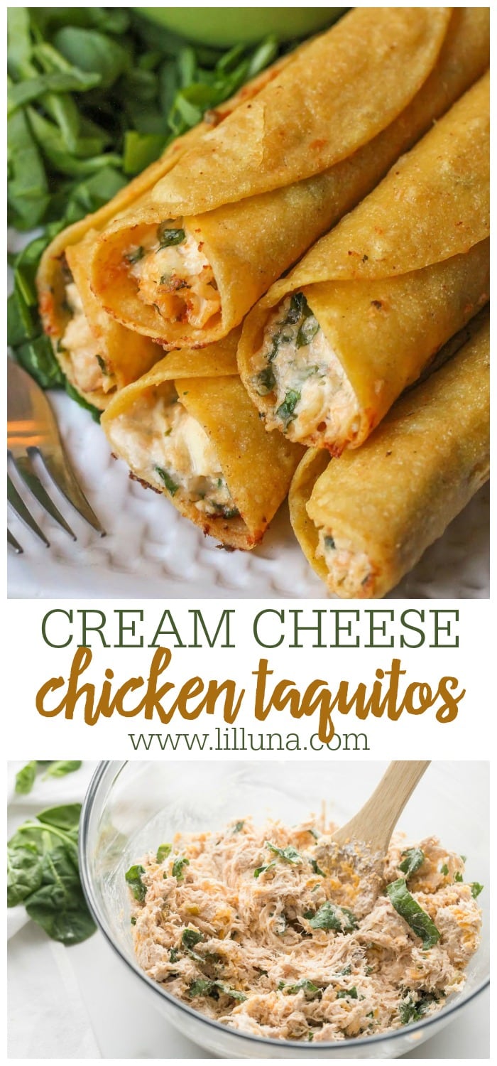 Best Chicken Taquitos Recipe (+VIDEO) | Lil' Luna