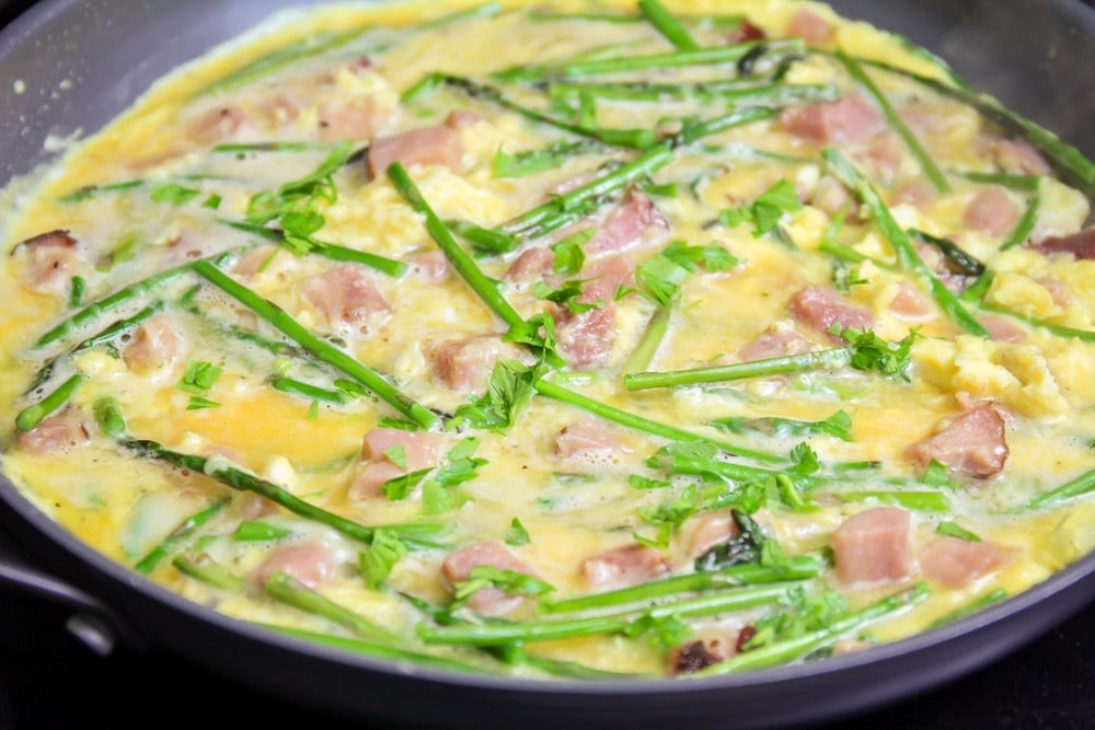 How to make a frittata in a cast iron skillet