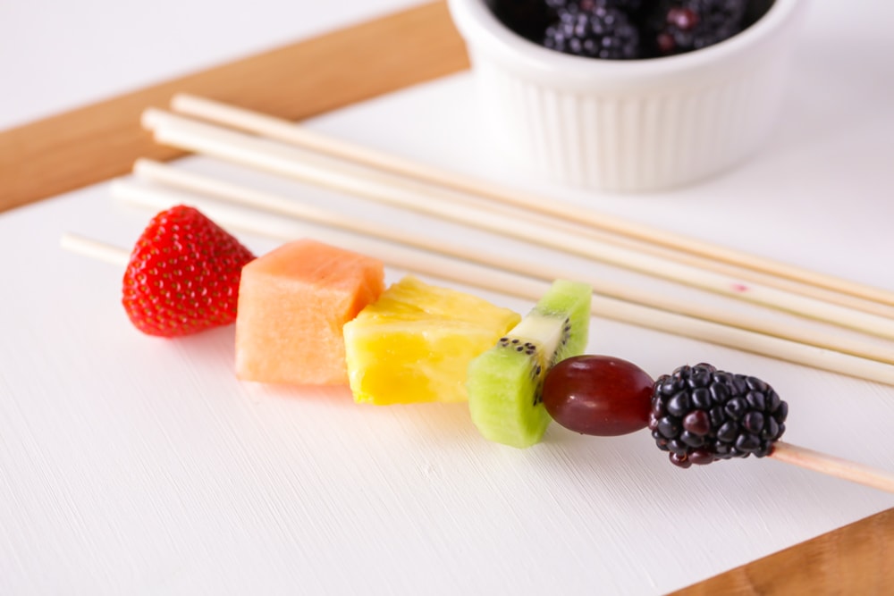 Rainbow Fruit Skewers - Planted in the Kitchen