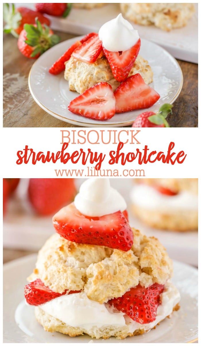 EASY Bisquick Strawberry Shortcake Recipe | Lil' Luna