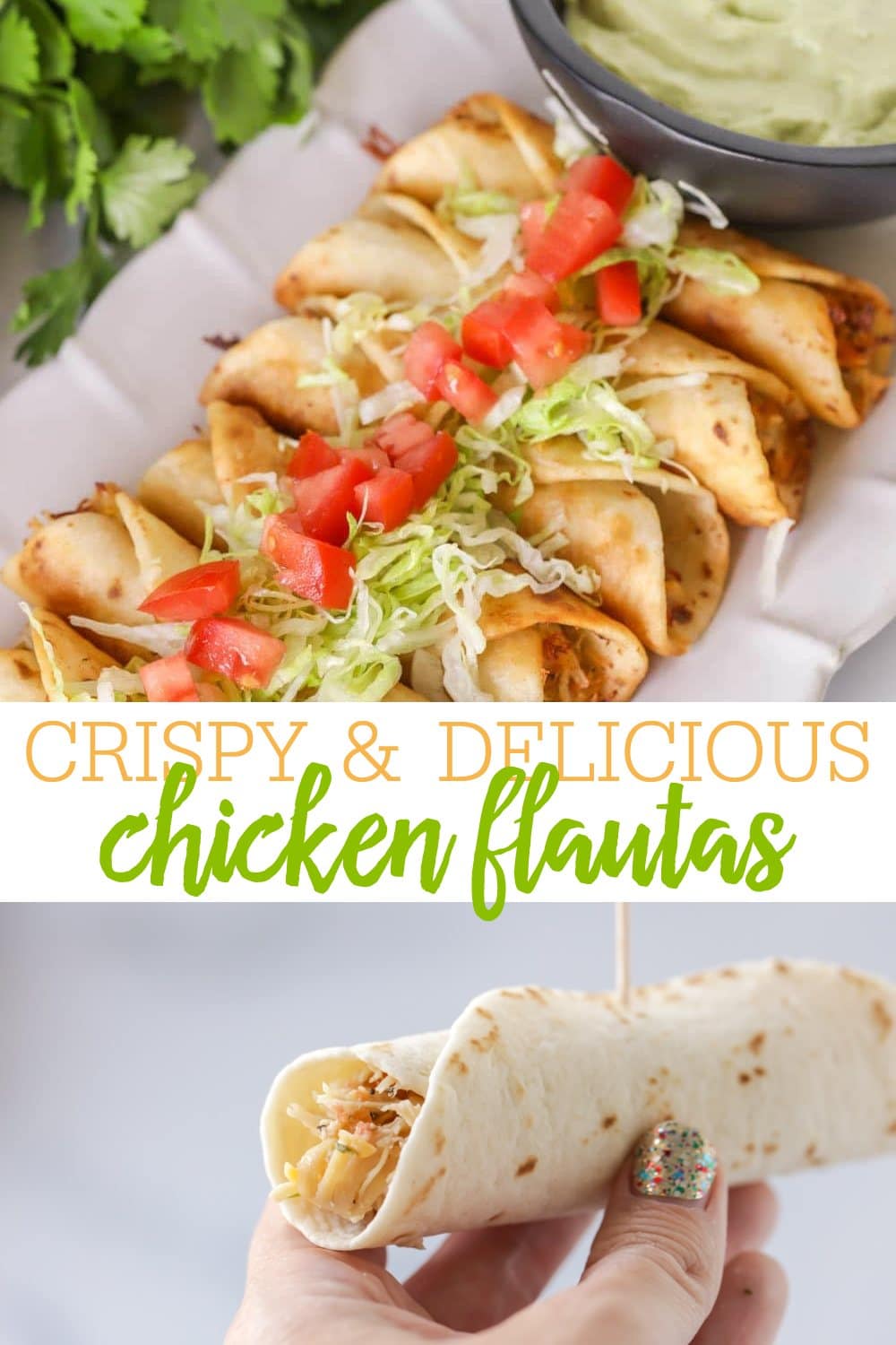 Easy Chicken Flautas Recipe {+VIDEO} Lil' Luna