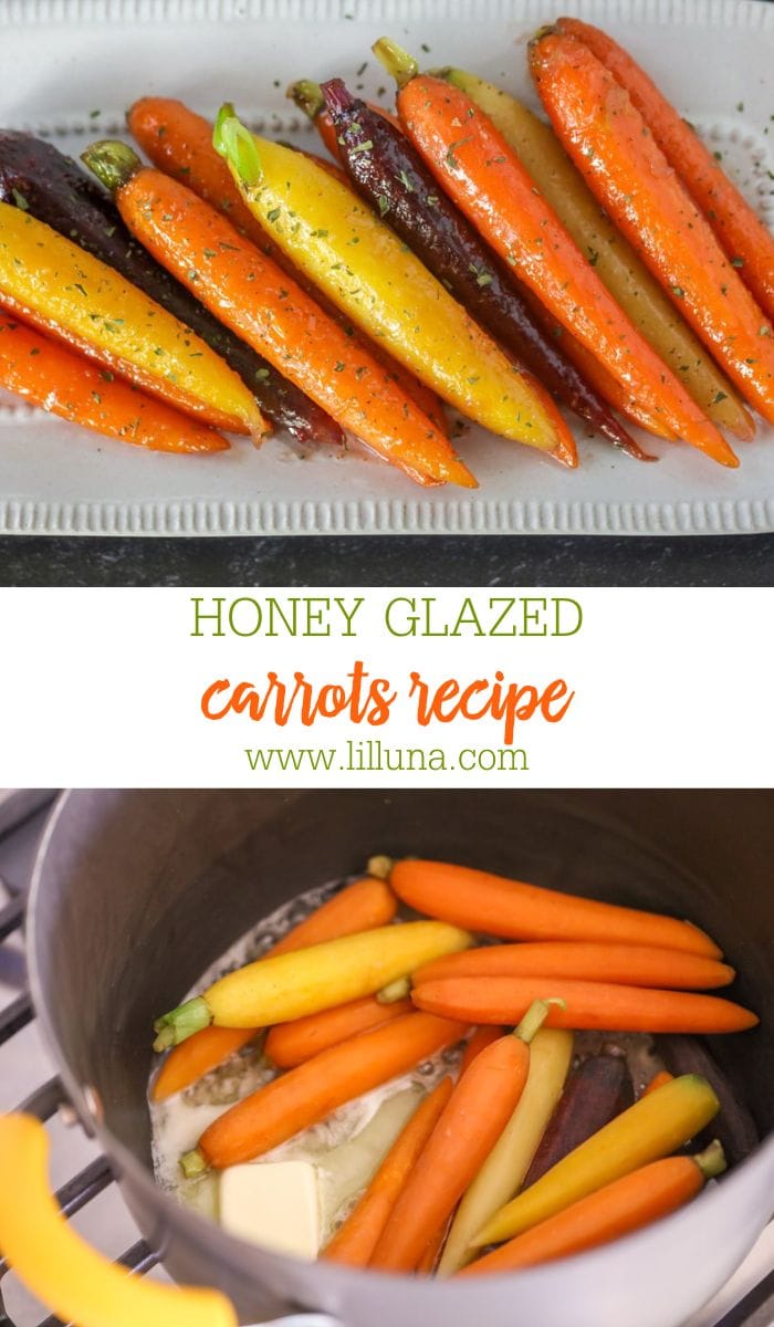 Honey Glazed Carrots {Ready in 15 Minutes!} Lil' Luna