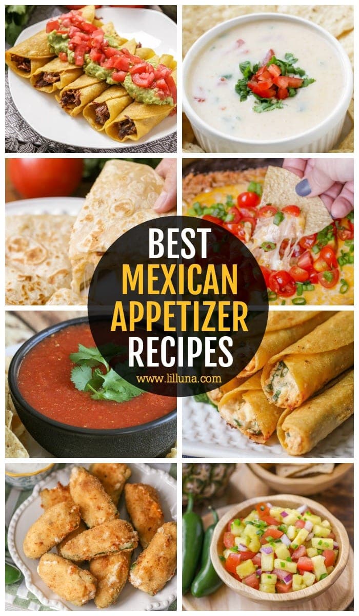 30+ Easy Mexican Appetizers | Lil' Luna