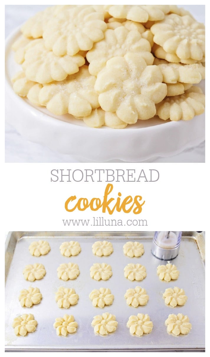 Classic Shortbread Cookie Recipe {+VIDEO} | Lil' Luna