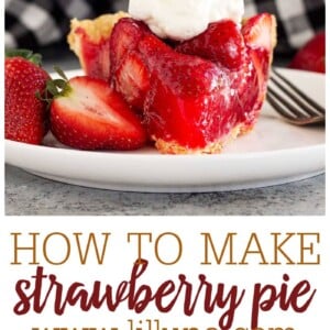 Easy Strawberry Pie {with Fresh Strawberries!}