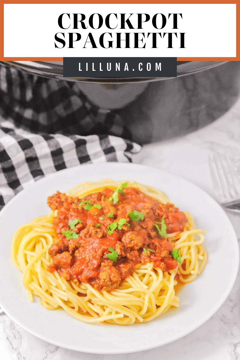 Crockpot Spaghetti | Lil' Luna