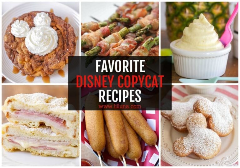20+ Disney Recipes {Copycat + Disney-Inspired} | Lil' Luna