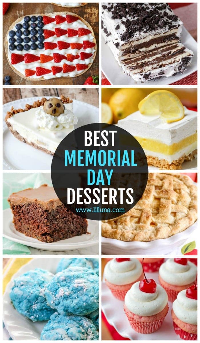 35+ Memorial Day Desserts {Perfect for BBQ's + Potlucks} Lil' Luna