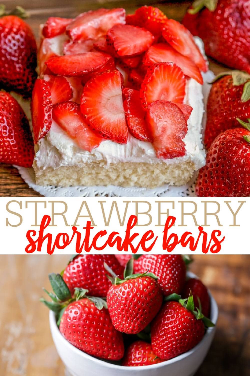 Strawberry Shortcake Bars Recipe { Video} Lil Luna
