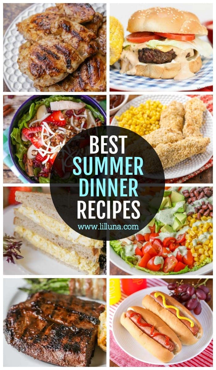 30 Summer Dinner Ideas Lil Luna