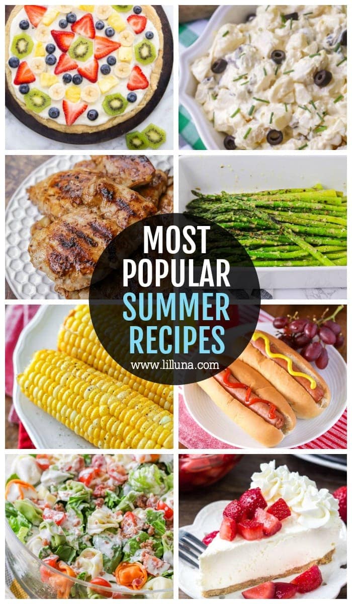 50+ Summer Recipes {Perfect for BBQ's} | Lil' Luna