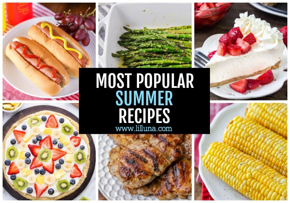 50+ Summer Recipes {Perfect for BBQ's} Lil' Luna