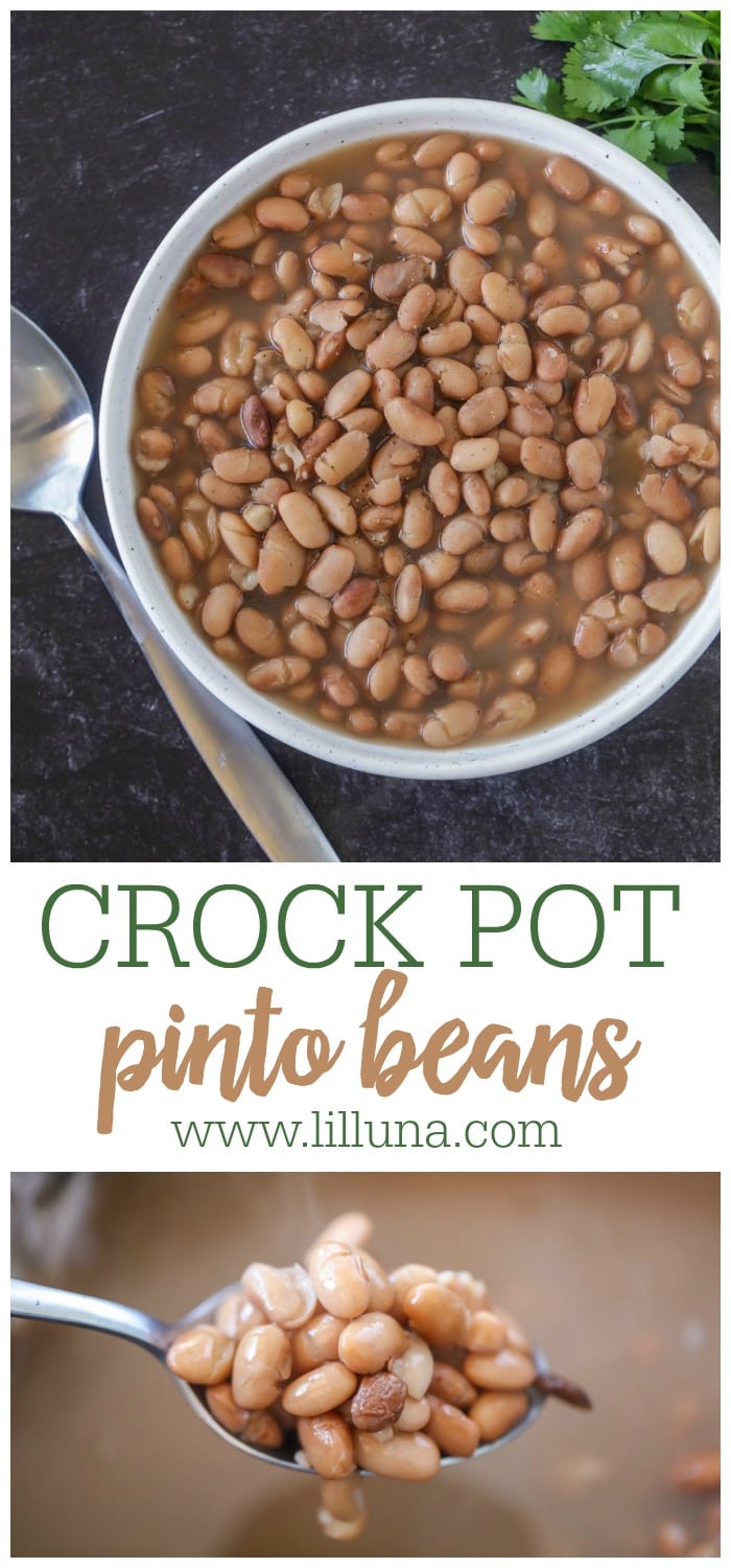 Crock Pot Pinto Beans Recipe | Lil' Luna