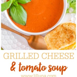 Grilled Cheese and Tomato Soup Recipe | Lil' Luna