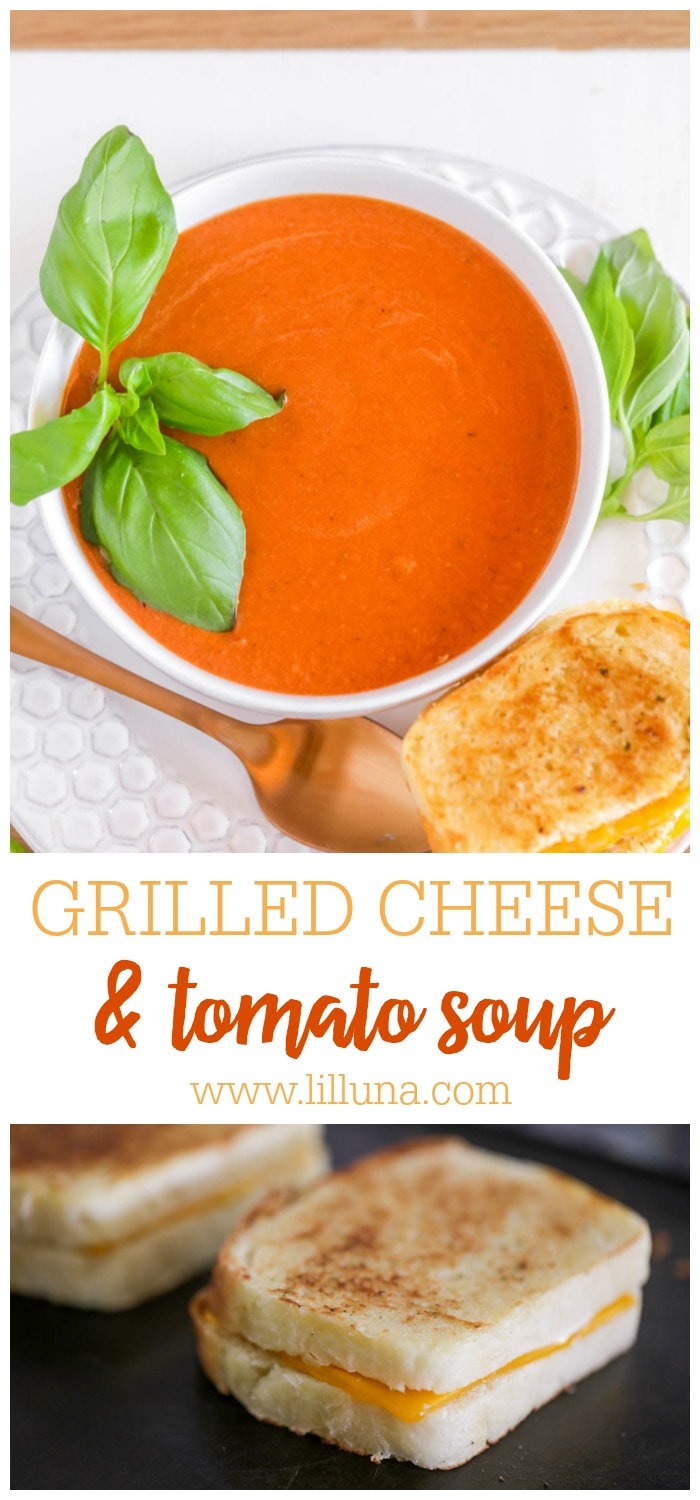 Grilled Cheese and Tomato Soup Recipe | Lil' Luna