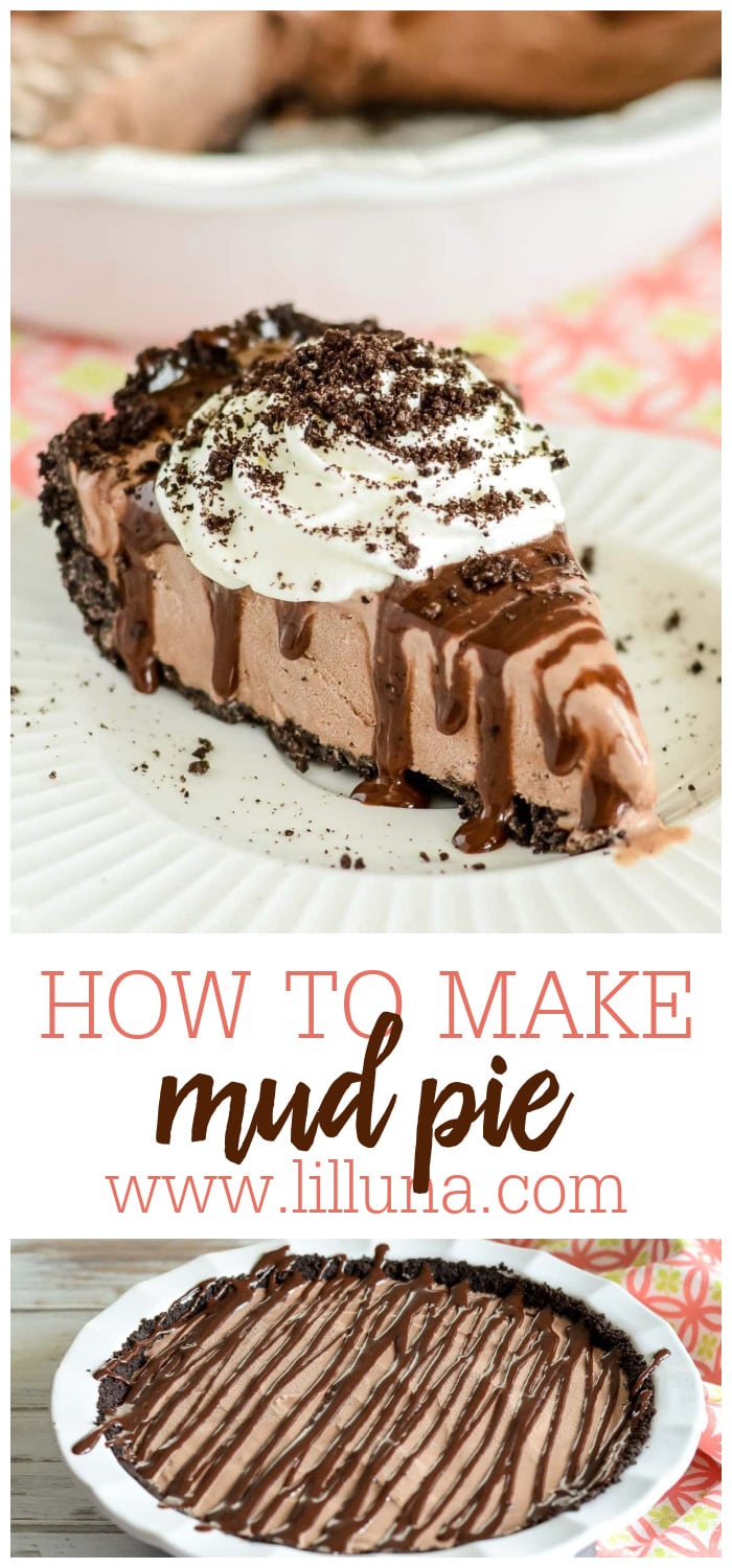 Frozen Mud Pie Recipe with Oreo Crust | Lil' Luna