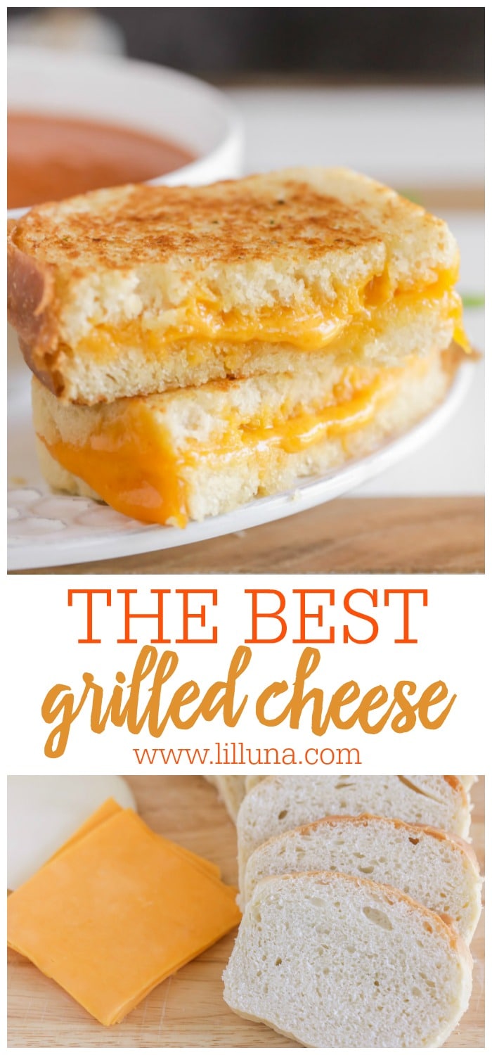 BEST Grilled Cheese Sandwich Recipe | Lil' Luna