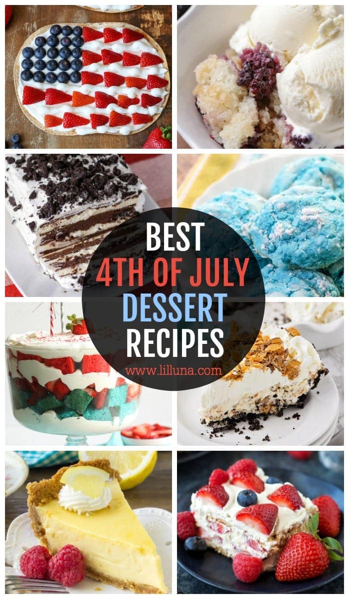 50+ 4th of July Desserts - Lil' Luna