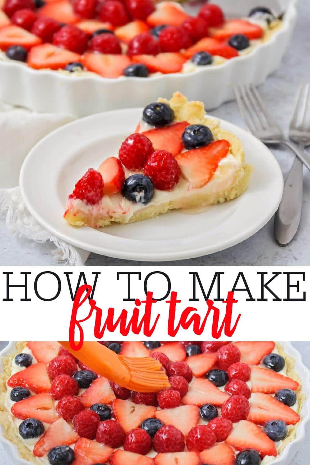 Easy Fresh Fruit Tart Recipe {+VIDEO} | Lil' Luna