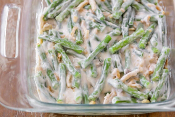 Fresh Green Bean Casserole | Lil' Luna