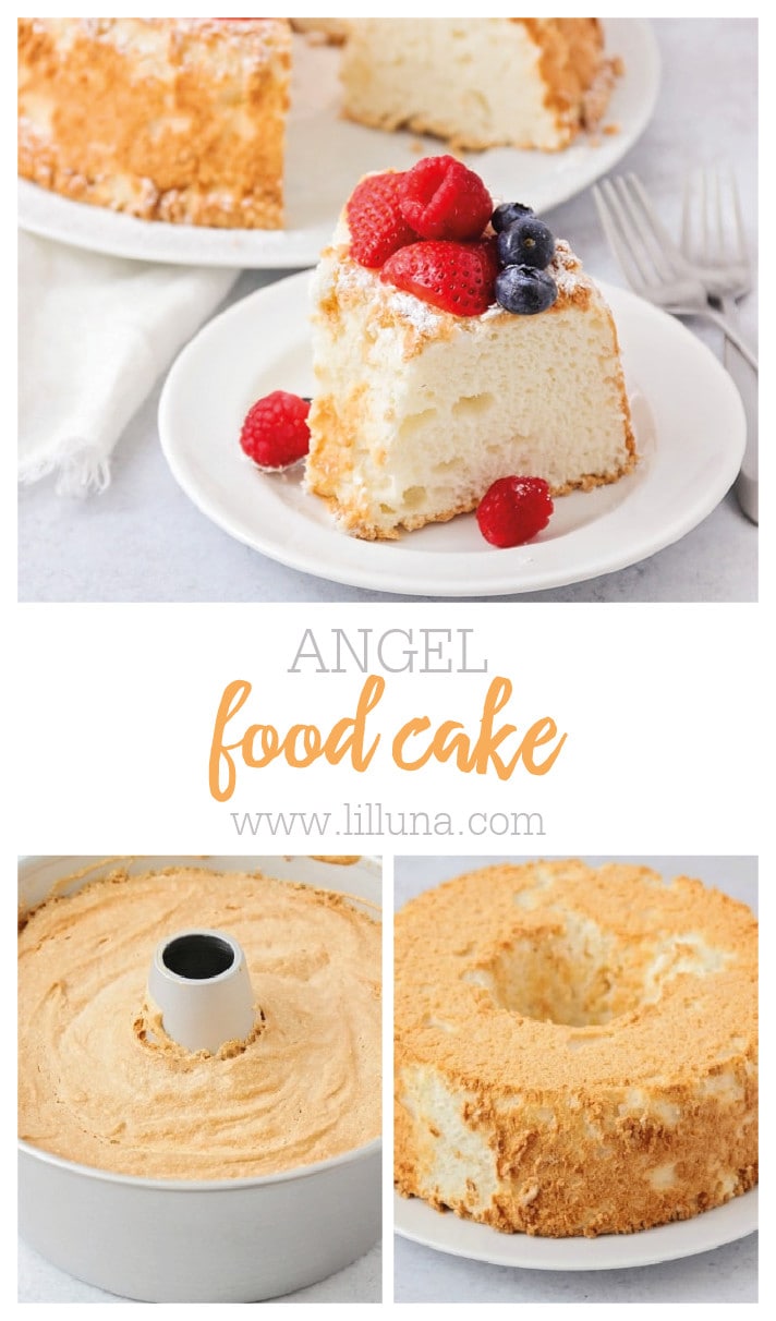 Easy Angel Food Cake Recipe {+VIDEO} Lil' Luna