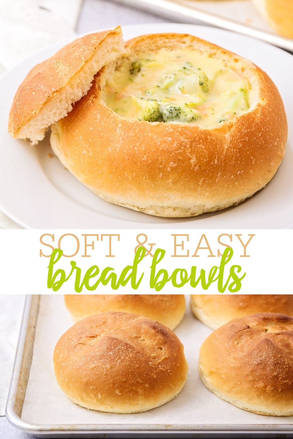 Homemade Bread Bowl Recipe {+VIDEO} - Lil' Luna