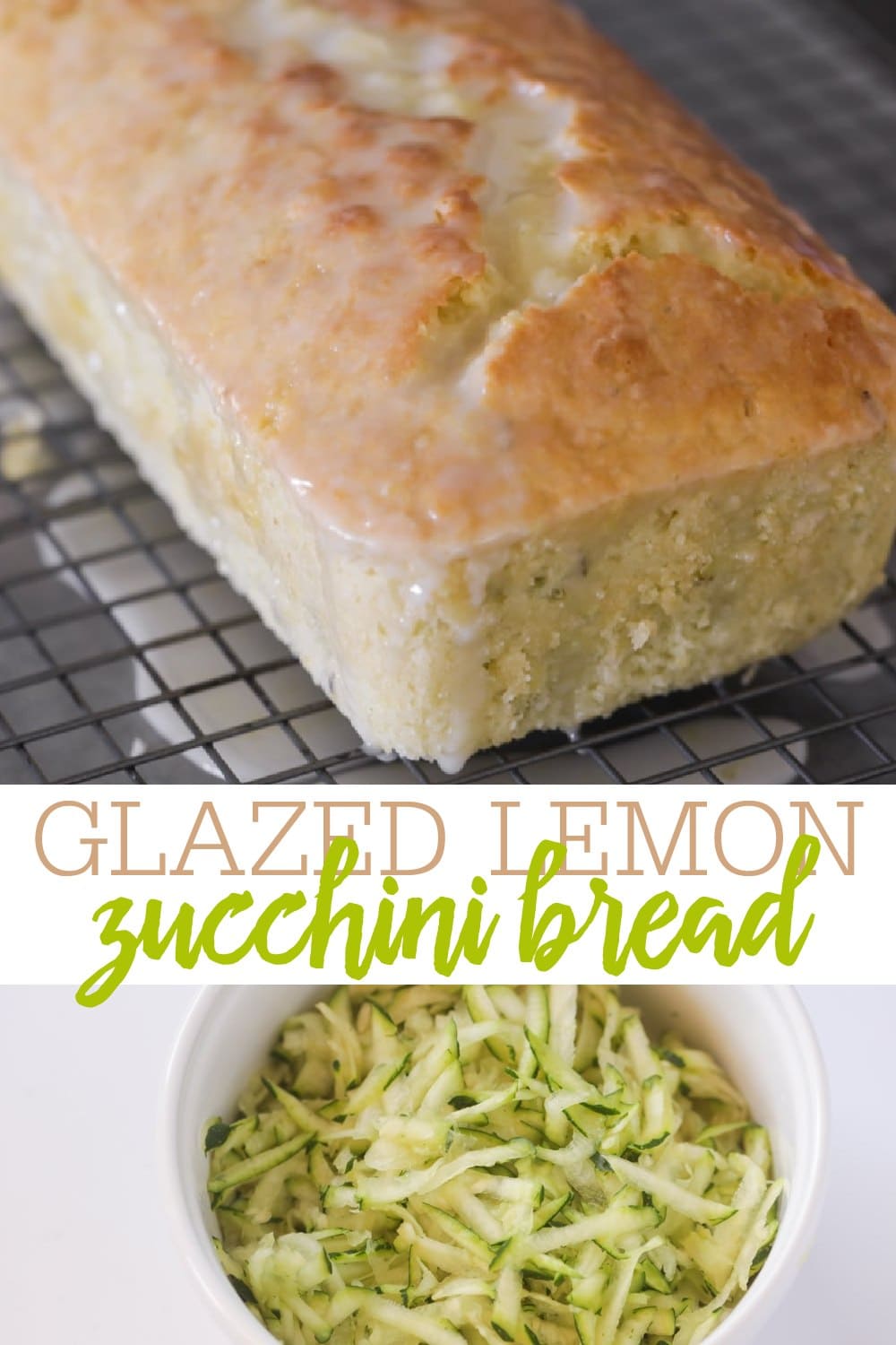 Glazed Lemon Zucchini Bread Recipe (+VIDEO) | Lil' Luna