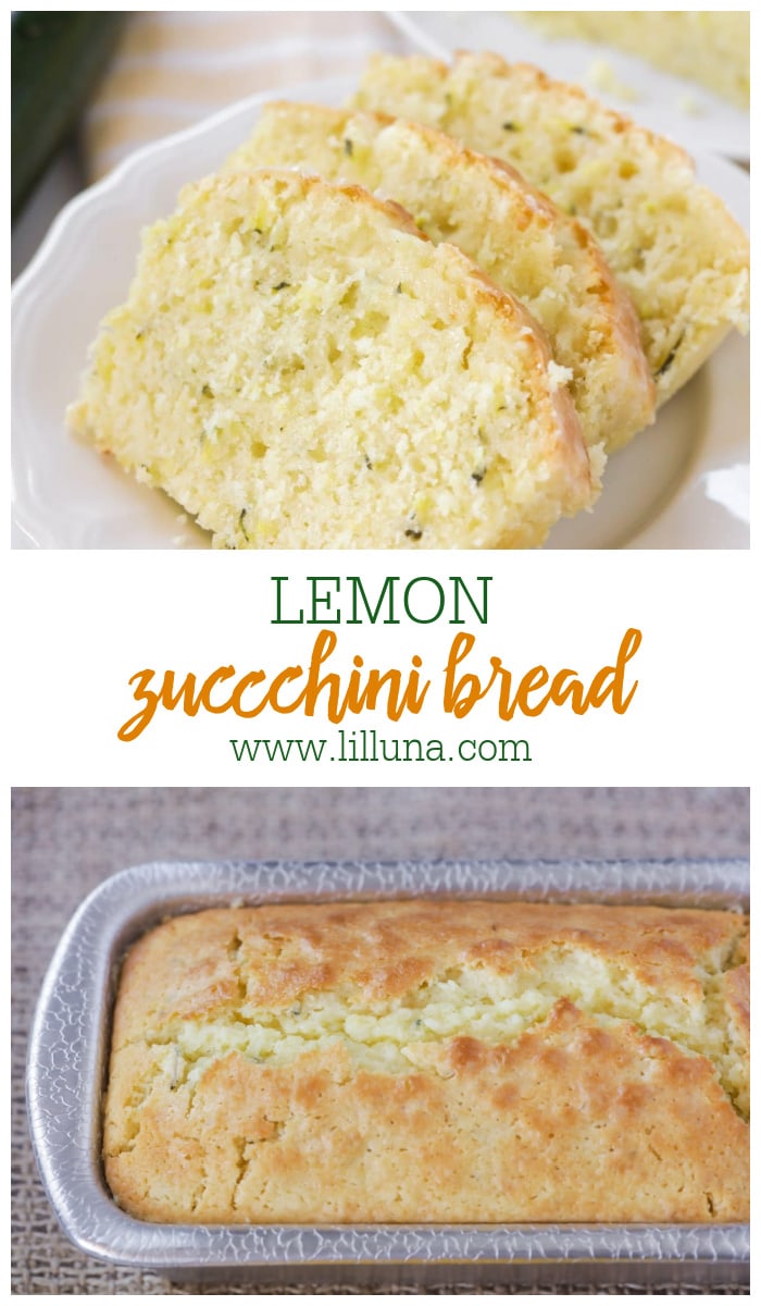 Lemon Zucchini Bread Recipe (+VIDEO) | Lil' Luna