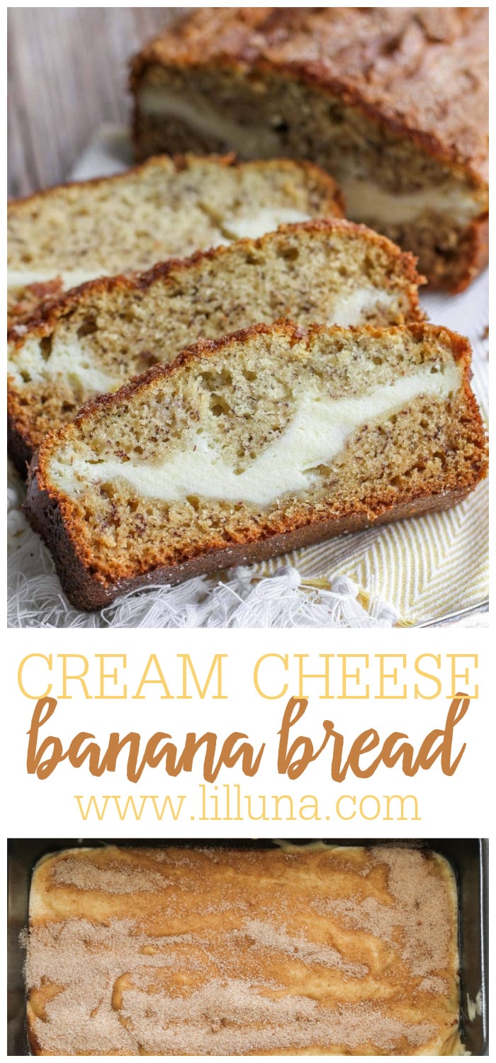 Cream Cheese Banana Bread Recipe NO YEAST! + VIDEO | Lil' Luna