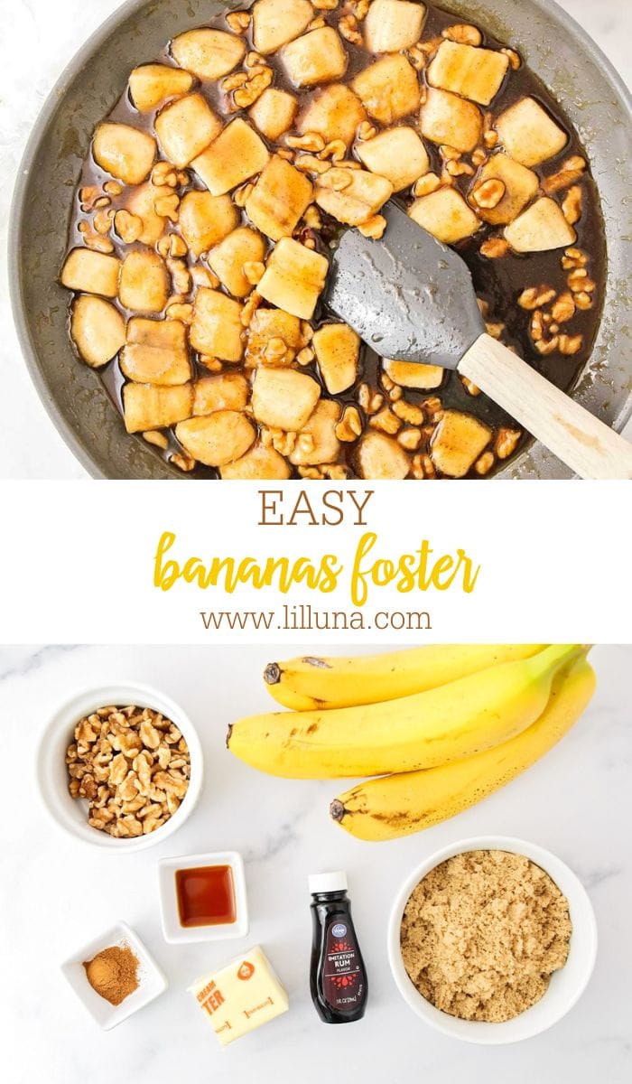 Bananas Foster Recipe {Non-Alcoholic!} | Lil' Luna