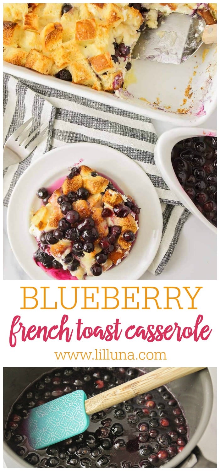 Blueberry French Toast Casserole | Lil' Luna