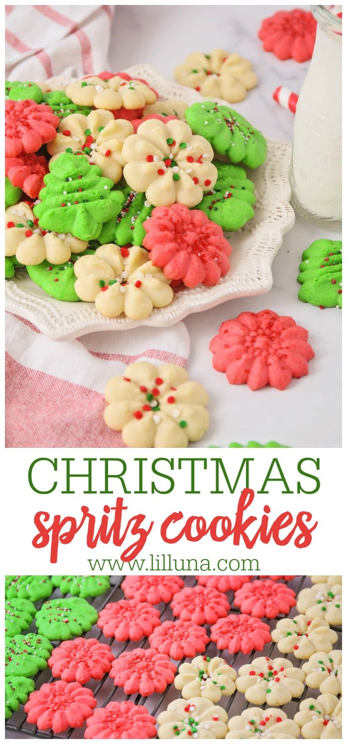 Classic Spritz Cookies Recipe {+VIDEO} | Lil' Luna