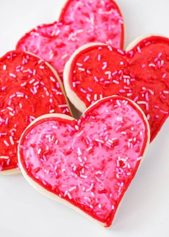 EASY Valentine Sugar Cookies Recipe | Lil' Luna