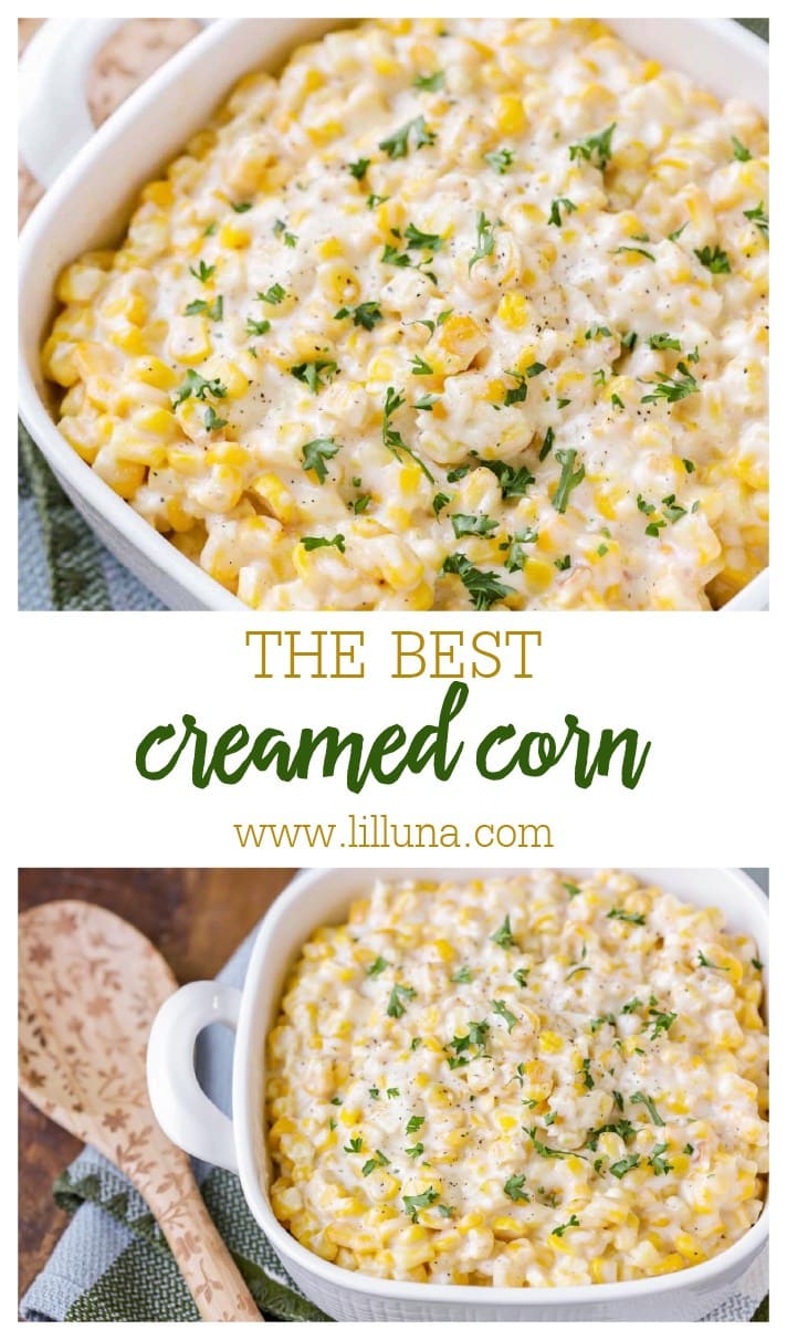 Easy Creamed Corn {Made with Fresh or Frozen Corn} | Lil' Luna