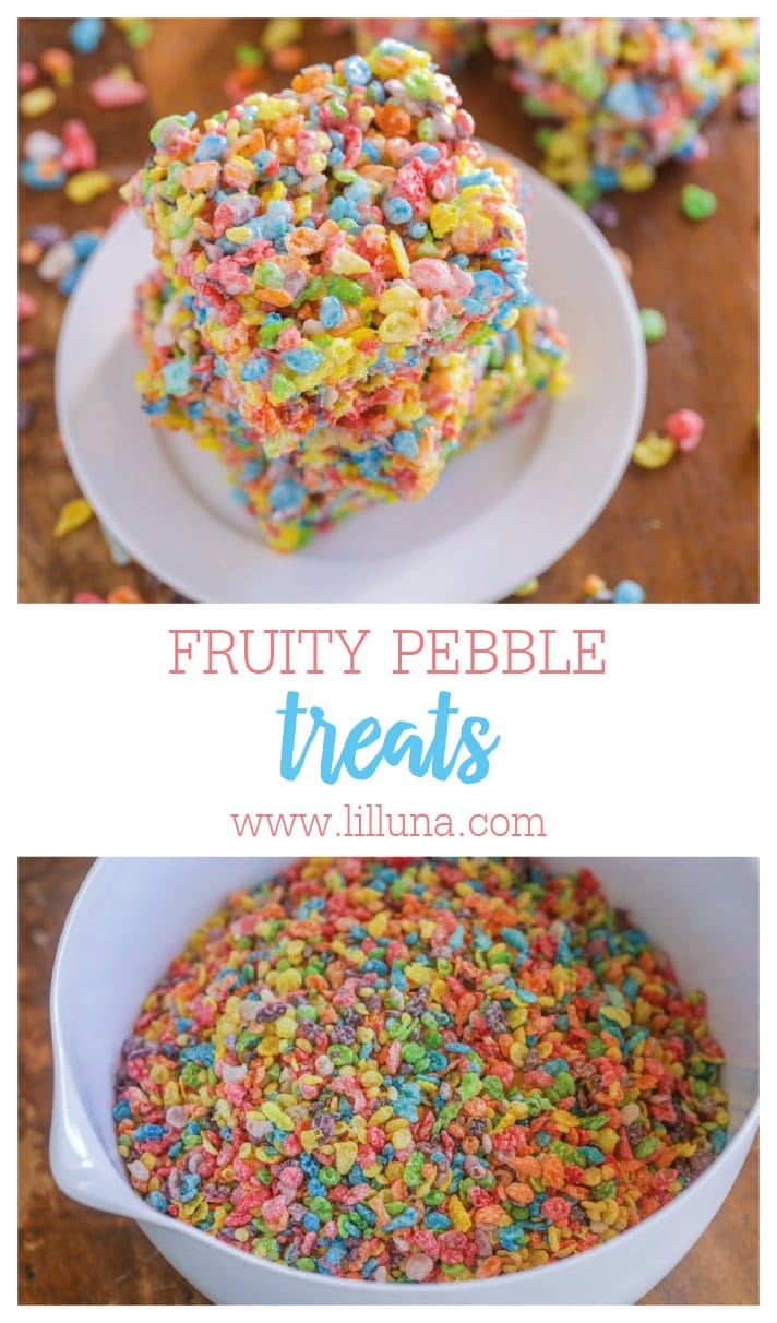 Fruity Pebble Treats Recipe {+VIDEO} | Lil' Luna
