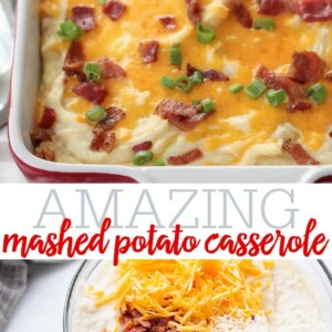 Loaded Mashed Potato Casserole {+VIDEO} | Lil' Luna