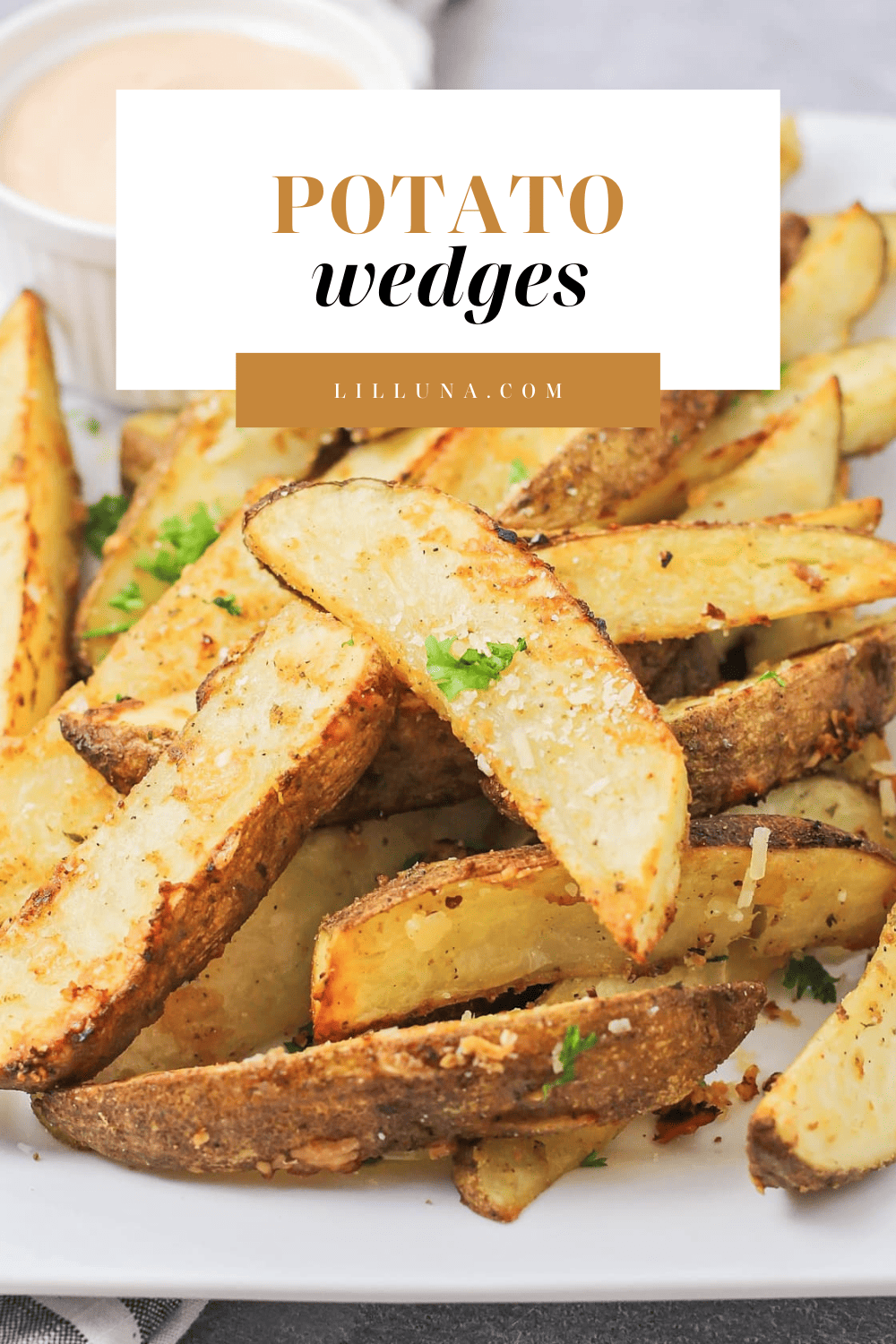 Easy Potato Wedges Recipe | Lil' Luna