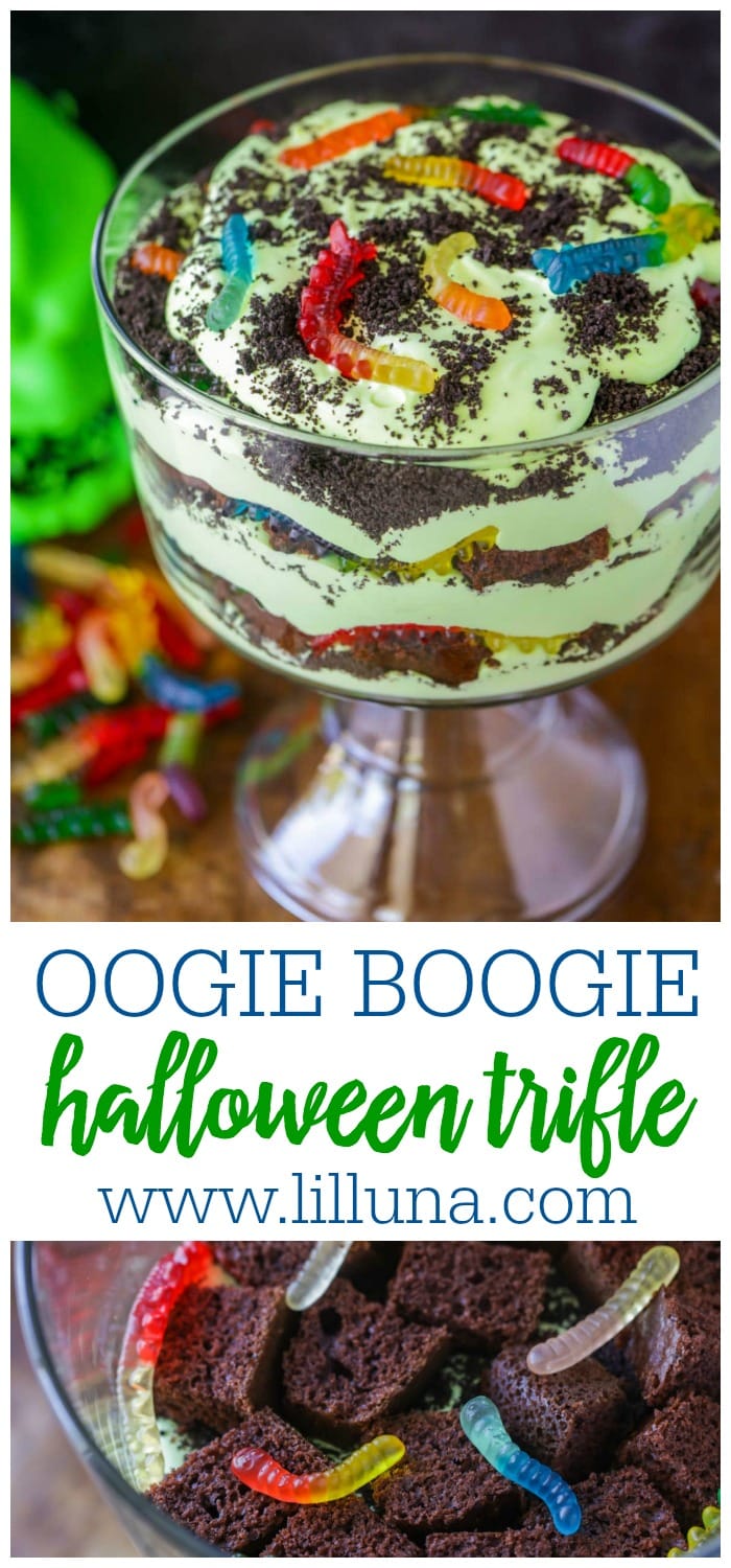 Oogie Boogie Hallwoeen Trifle {Fun + Spooky!} | Lil' Luna