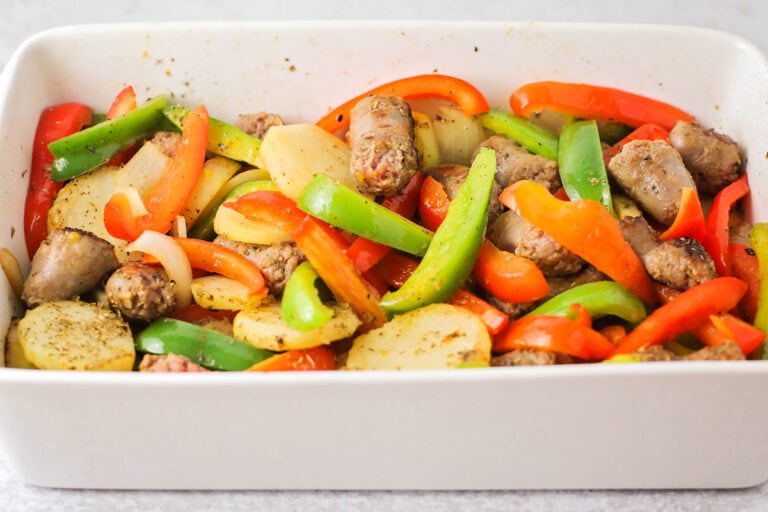 Italian Sausage and Potatoes {Oven Baked} Lil' Luna