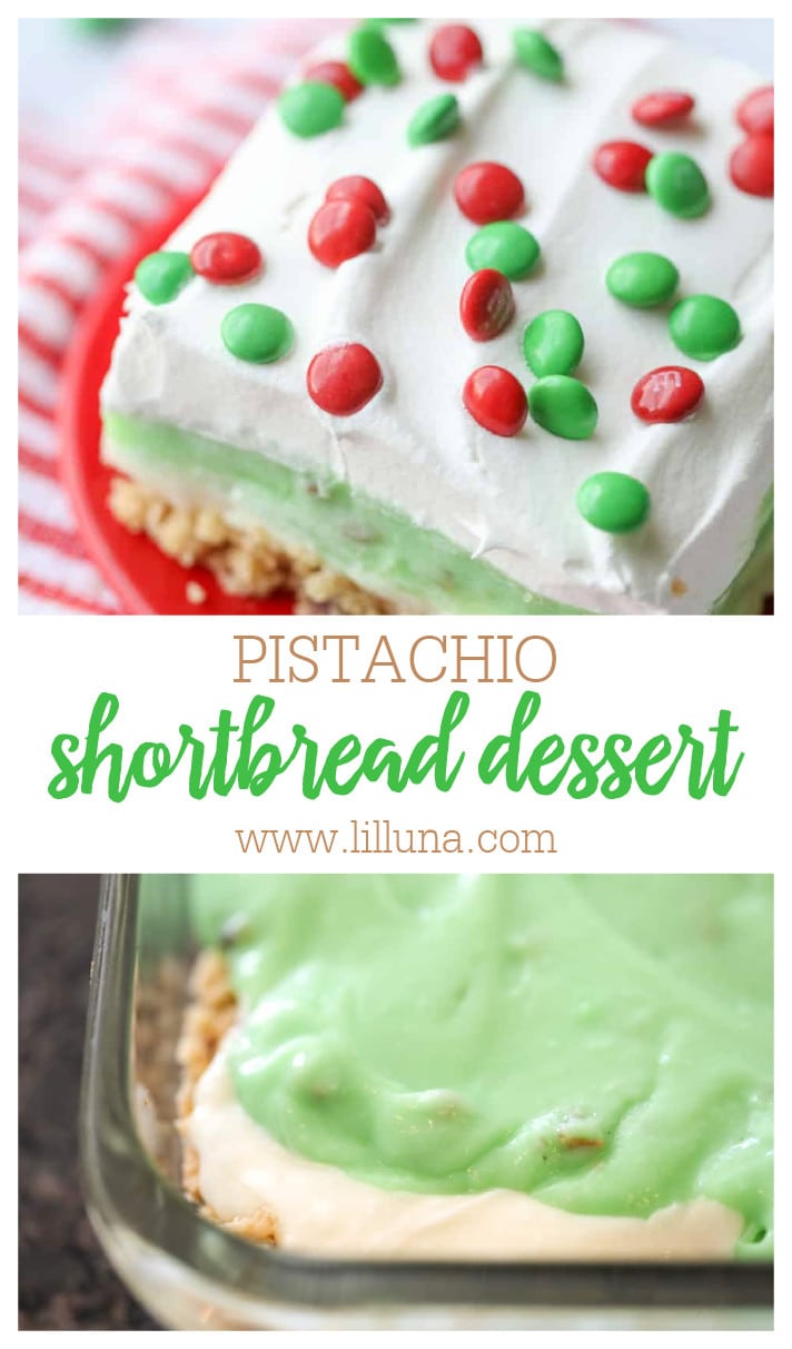 Pistachio Layered Dessert Recipe (+VIDEO) | Lil' Luna