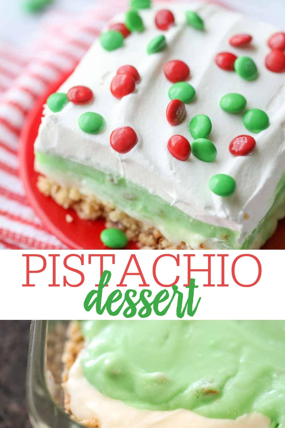 Pistachio Layered Dessert Recipe (+VIDEO) | Lil' Luna