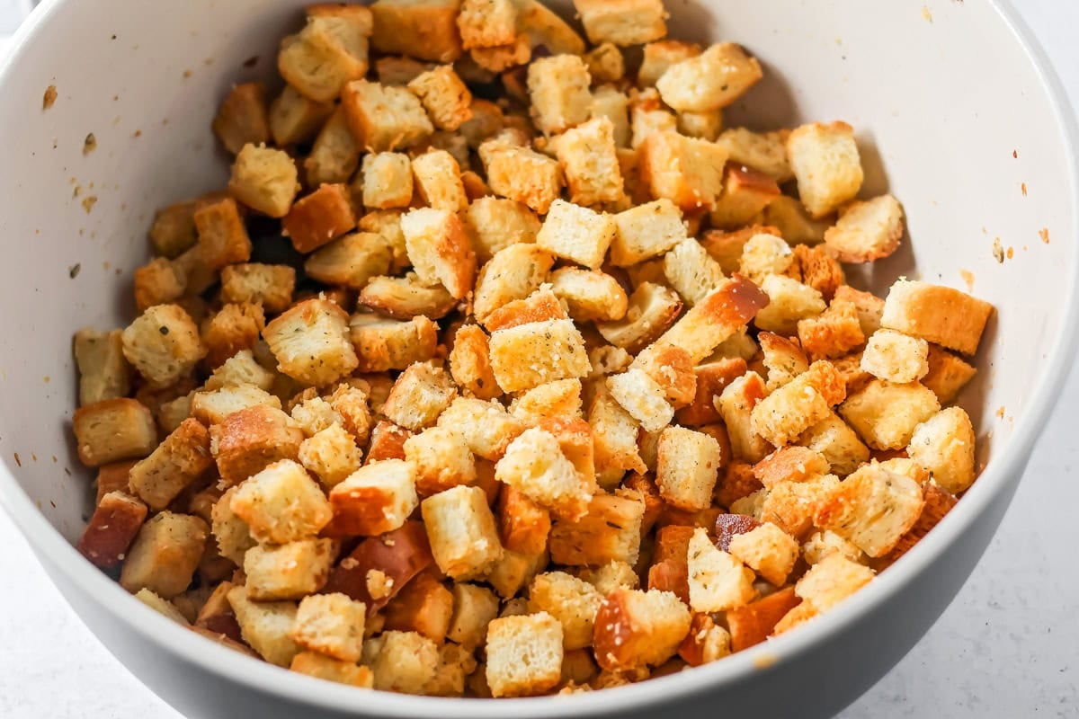 Bread crumbs for thanksgiving leftover casserole.
